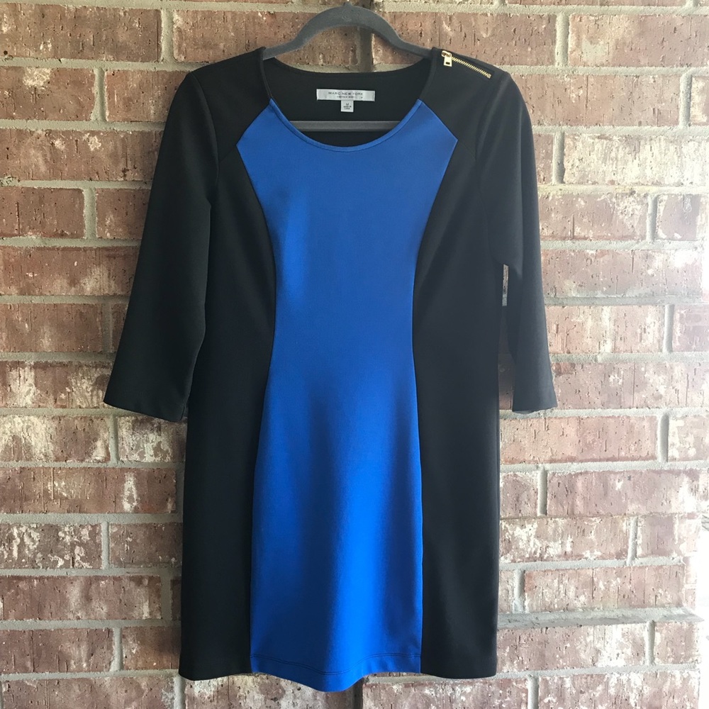 Marc New York Blue Black Medium Dress